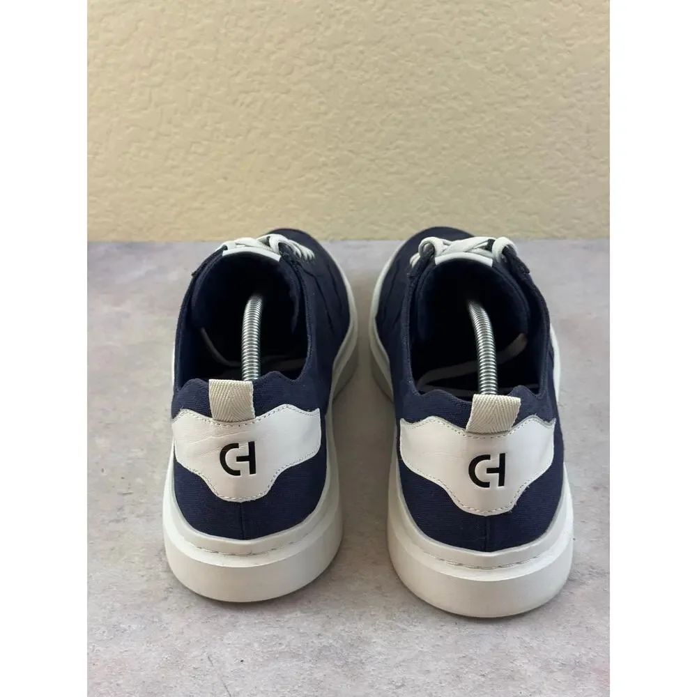 Cole Haan GrandPro Rally Marine-Blue Canvas Sneakers Shoes 13 Men C34715